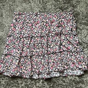 Cute floral ruffle mini skirt from Target